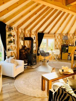 Yurta para Glamping Familiar