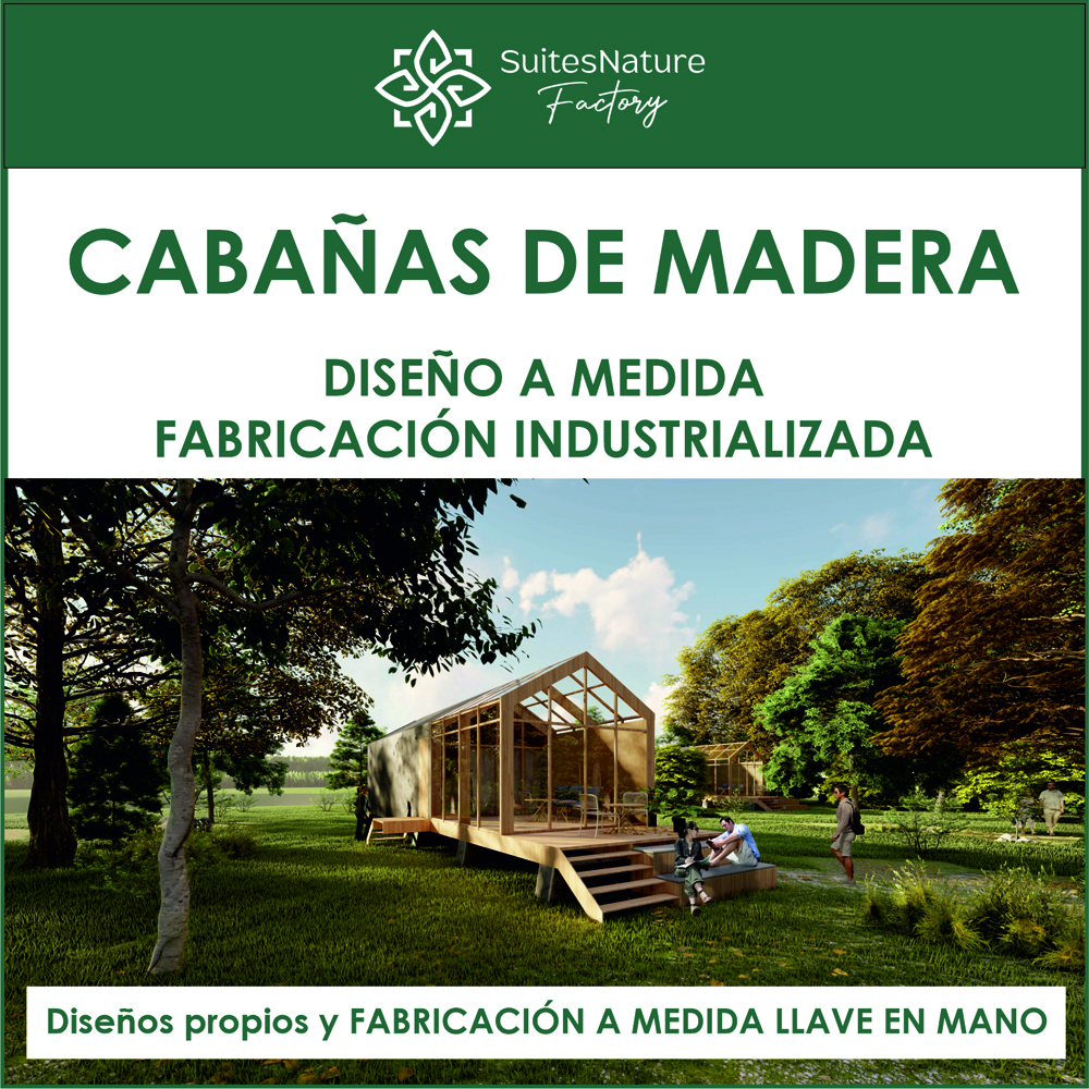 VENTA DE CABAÑAS para COMPLEJOS TURÍSTICOS, CAMPING o GLAMPING. diseños propios y A MEDIDA. - Imagen 1