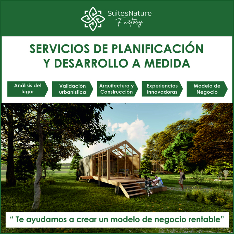 Asesoramiento, Proyecto, Construcción y Formación para COMPLEJOS TURÍSTICOS - CABAÑAS - CAMPING- GLAMPING - Imagen 1