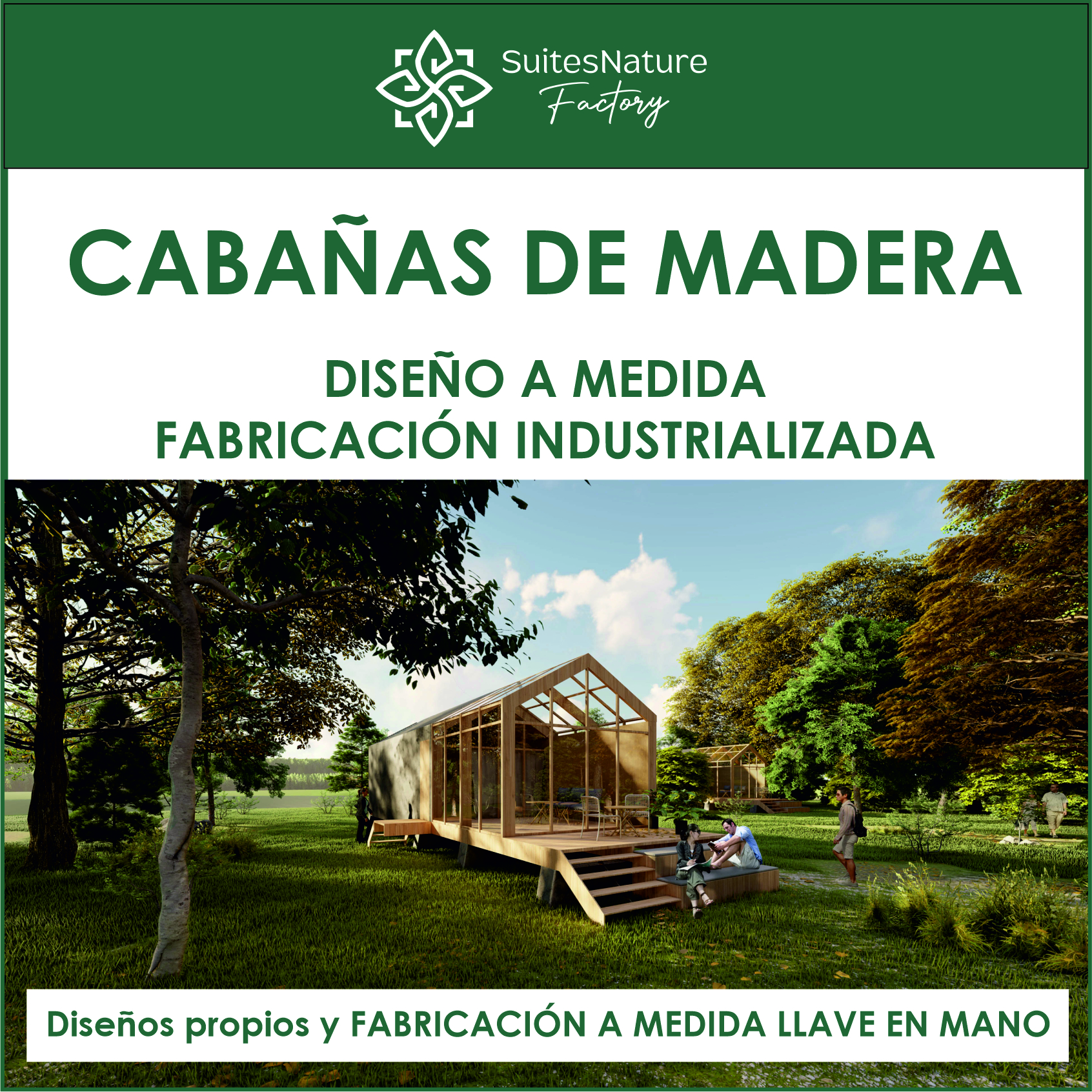 VENTA DE CABAÑAS para COMPLEJOS TURÍSTICOS, CAMPING o GLAMPING. diseños propios y A MEDIDA.
